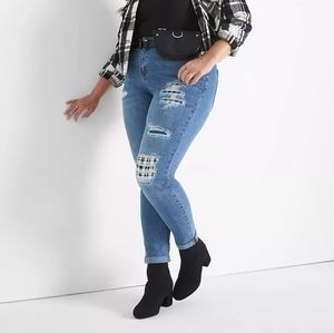 Boyfriend jeans, Lane Bryant, size 26